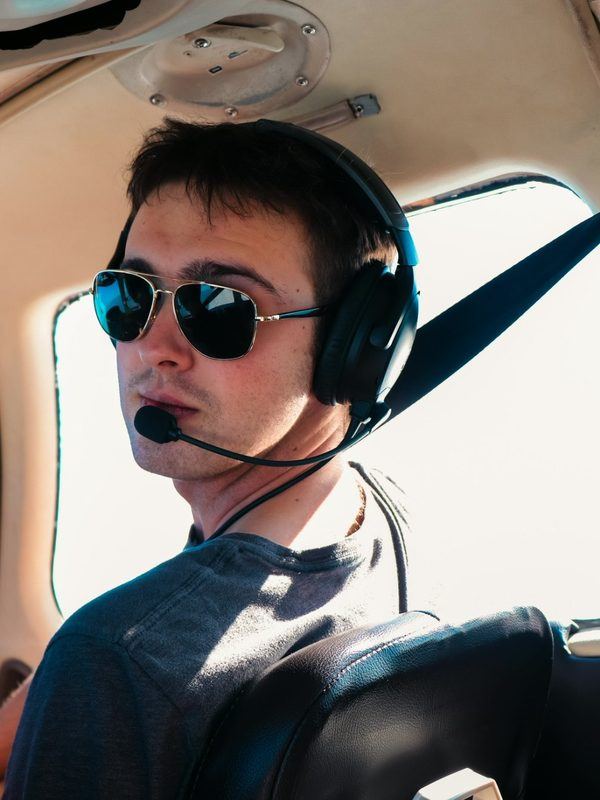 Andrew Serrazina flight instructor portrait